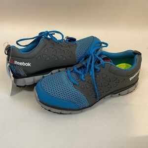 Reebok Memory Tech Massage Work Shoe Alloy Toe Max trax Womens 7.5 / Men’s 5.5